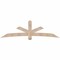Ekena Millwork Alberta Smooth Timber Gable Bracket, Douglas Fir, 96"W x 28"H x 3 1/2"D x 5 1/2"F, 7/12 Pitch GBW096X28X0406ALB00SDF - alternate 1
